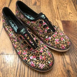 For RacheannRusi only Keds Chillax leopard floral sneakers 6